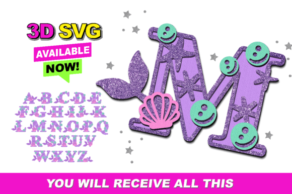 Alphabet 3D SVG Mermaid: A Practical Guide for Crafters