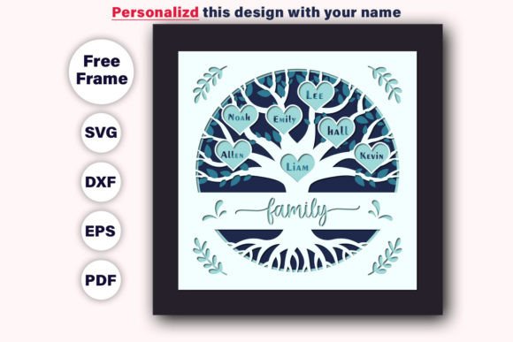 Crafting Legacy: A Comprehensive Guide to the Customizable 3D FAMILY Tree Shadow Box