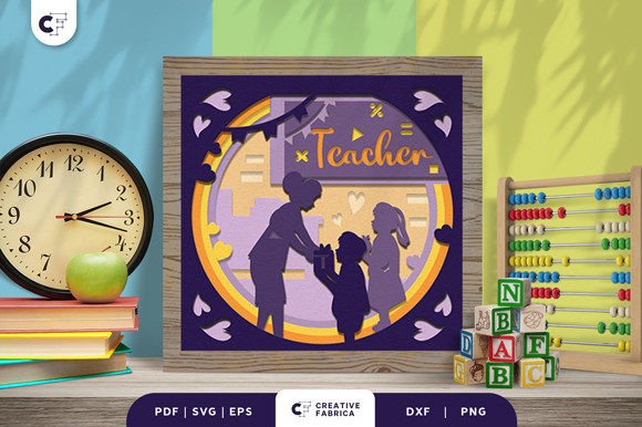 Crafting Meaningful Tributes with Teacher Gift 3D Shadow Box Paper Cut Designs