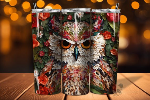 Elevate Designs with 3D Owl Art