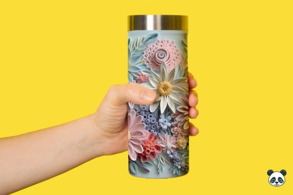 Evaluating the 3D Floral Quilling Tumbler Wrap Bundle for Sublimation Projects