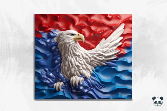 Integrating the Patriotic Eagle 3D Tumbler Wrap Png 26 into Your Sublimation Workflow