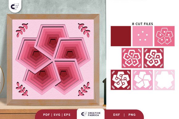Mastering the Pentagon Shape 3D Layered Paper Cut