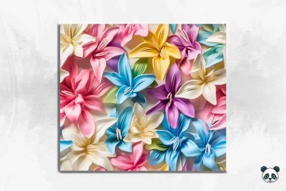 Strategic Application of 3D Lily Flower Seamless Pattern 9 for Premium Sublimation Products
