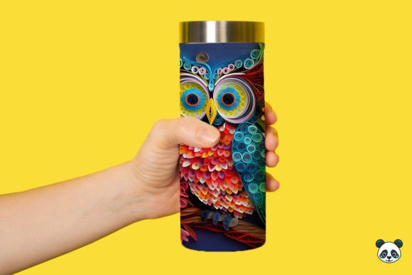 Transform Your Sublimation Projects with the 3D Owl Papercut Tumbler Wrap Bundle