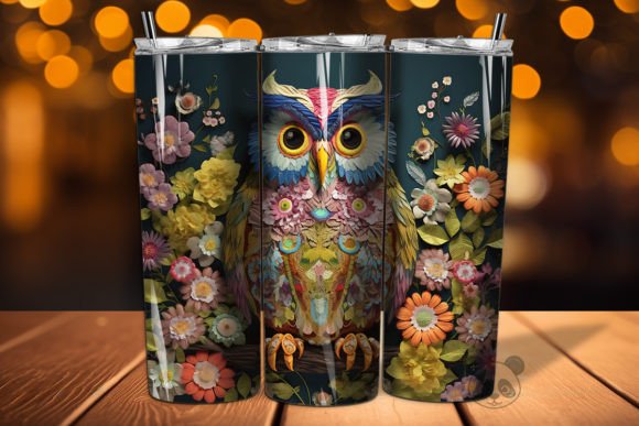 Unlocking Creativity: A Complete Guide to the Owl 3D Embroidered Tumbler Wrap Design