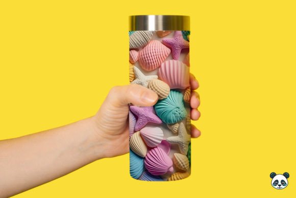 Unlocking Creativity with the Colorful 3D Seashell Tumbler Wrap Bundle